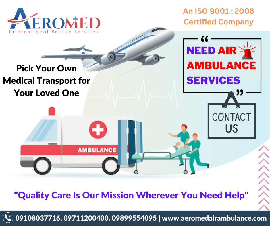 Aeromed Air Ambulance Service in Mumbai is Available Now